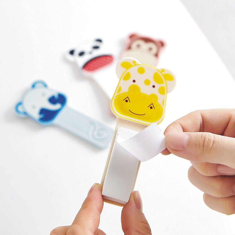 Chookyy Toilet Lid Lifter Cartoon Closestool Lids Knob Alat Pembersih Pengangkat Penutup Toilet