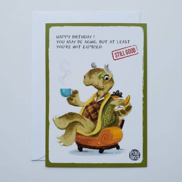 

Kartu ucapan ulang tahun/ birthday card + amplop