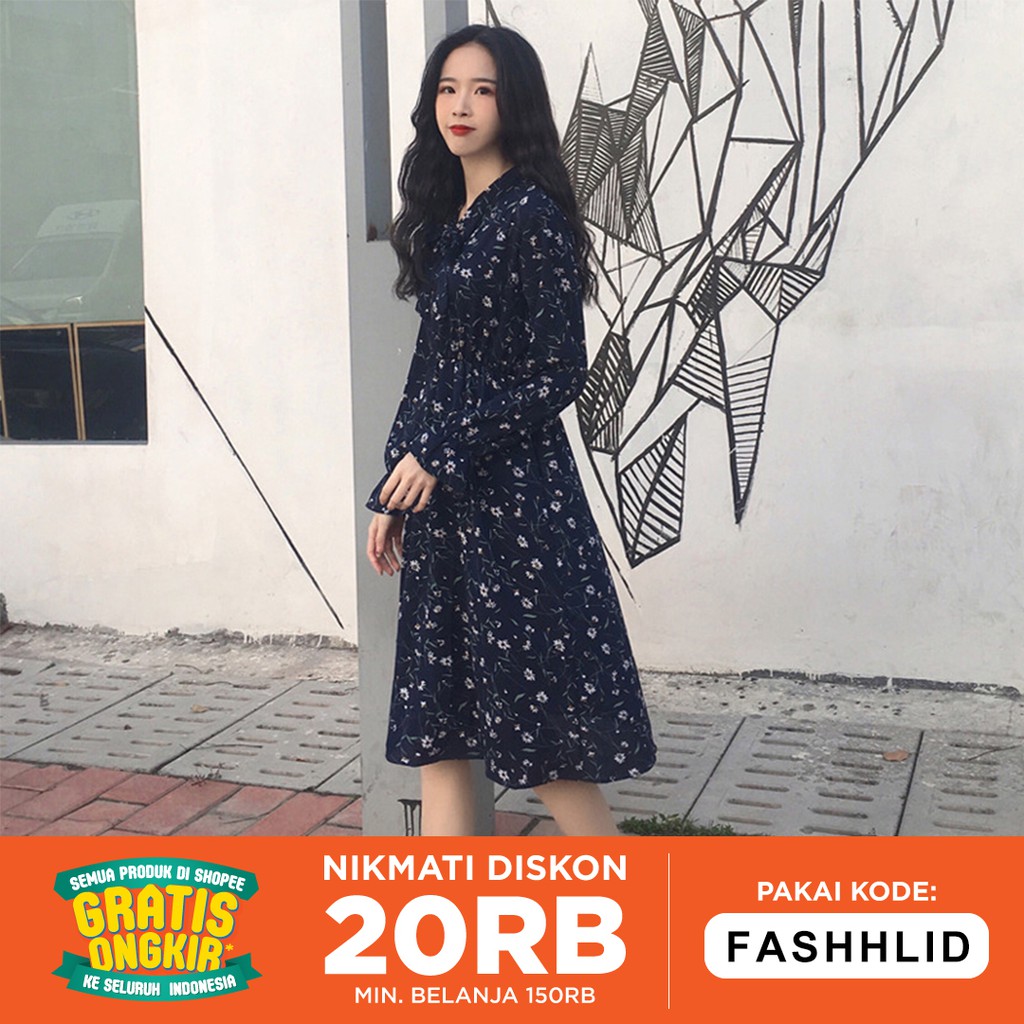 Baju Gamis Muslimah Modern Murah Keluaran Terbaru Shopee Indonesia