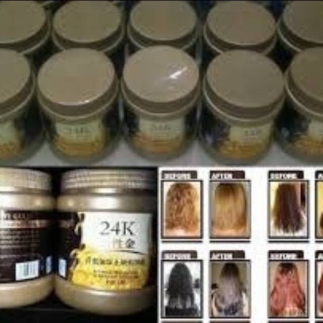 Masker rambut 24k
