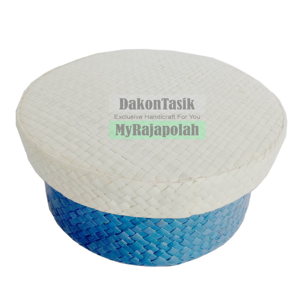 DT - 17138 TOPLES TEMPAT PENYIMPANAN PERHIASAN AKSESORIS ANYAMAN PANDAN