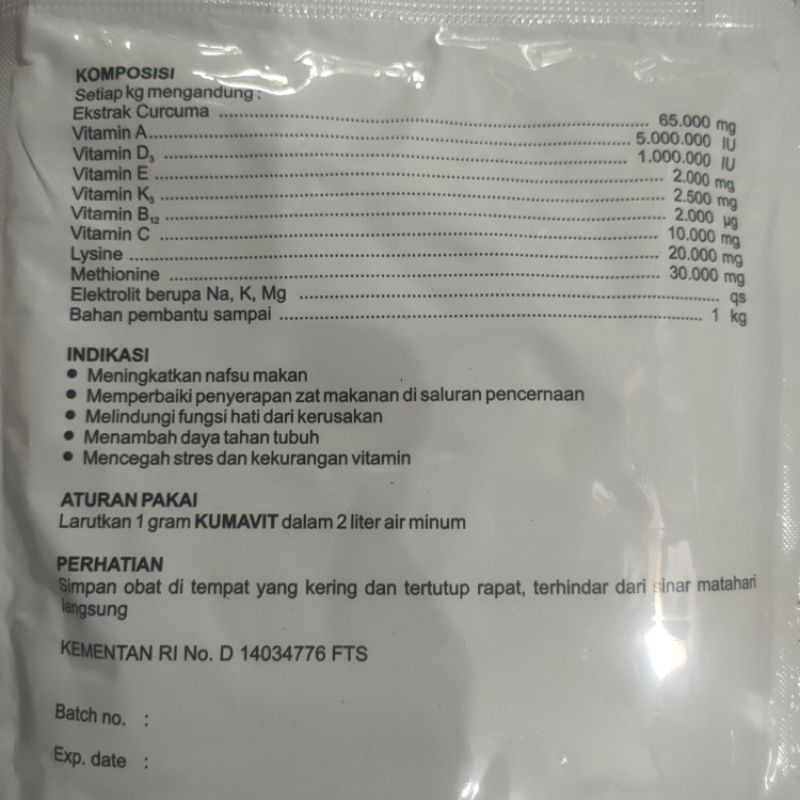 kumavit 250 gram multivitamin produksi optimal-mediherba medion