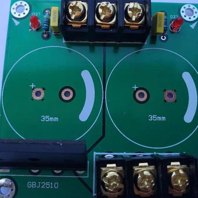 pcb psu 2 elco class ab / pcb cap bank 2 elco dobel layer /Termurah/cod