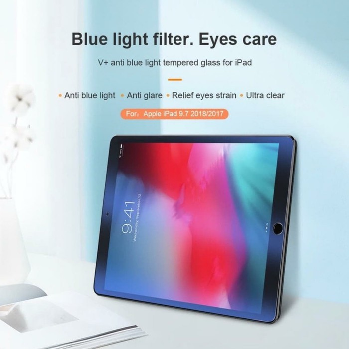 TEMPERED GLASS BLUE LIGHT IPAD 7 - TEMPERED UV IPAD 7 2019 - BC