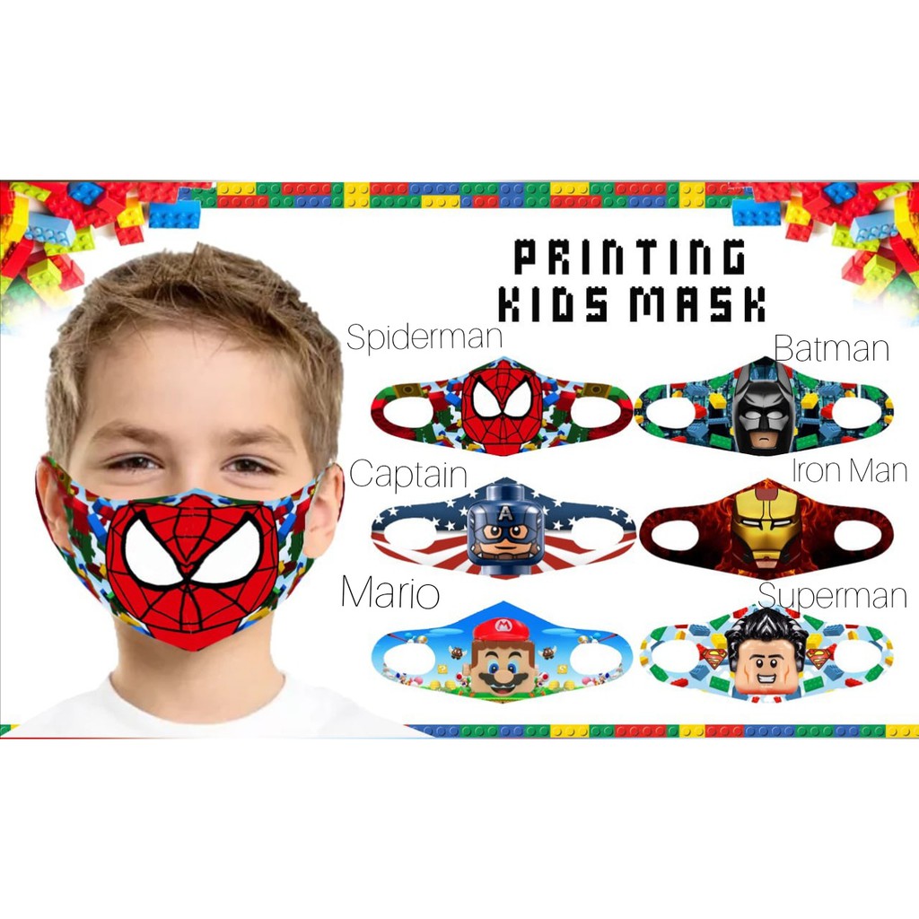 MASKER SCUBA ANAK LAKI LAKI / MASKER SCUBA KARAKTER / MASKER SCUBA KEKINIAN