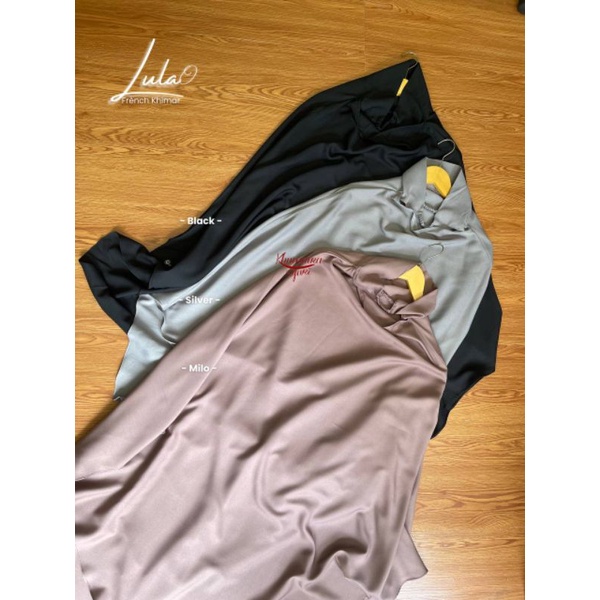 (BISA COD) LULA & EMIRA BY KHUMAIRA SYARI FRENCH KHIMAR INSTAN TALI KARET | FK INSTAN SOFTPAD & NONP