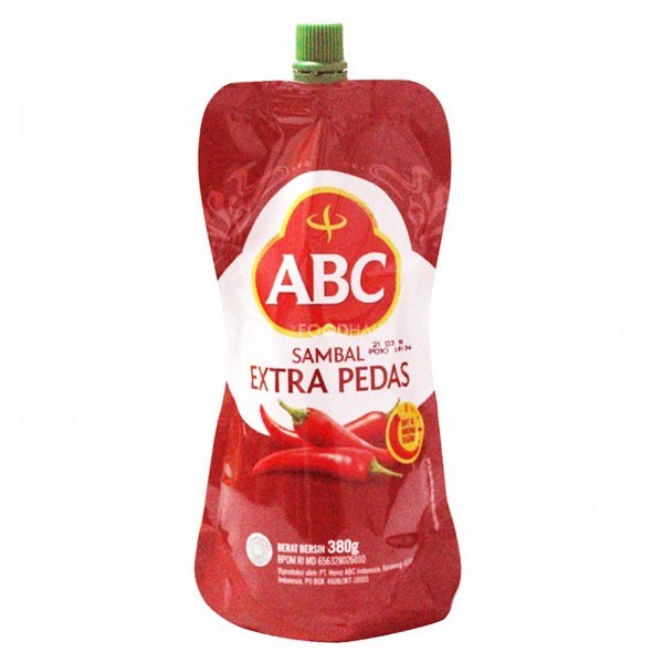 

ABC Sambal Extra Pedas Pouch 380 Gr