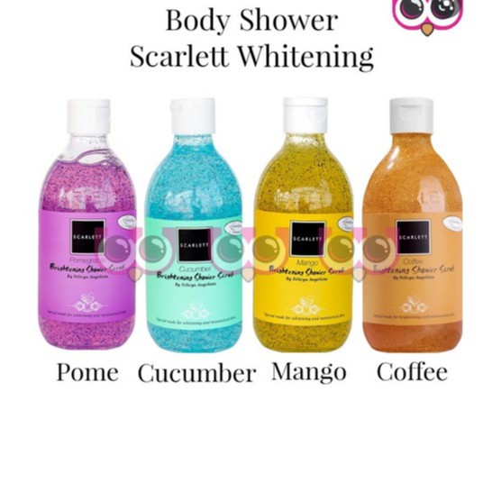 SCARLETT WHITENING BRIGHTENING BY FELICIA ANGELISTA BPOM SHOWER GEL COFFEE (BPOM)