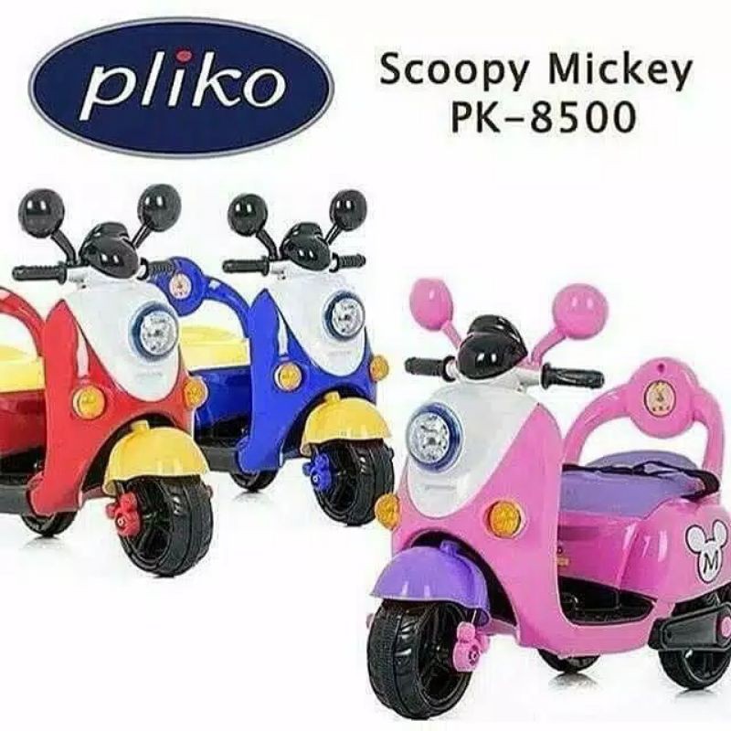 MOTOR AKI  ANAK MICKEY MOUSE BISA PAKAI REMOTE(GOSENT/JNE/INDAH CARGO)