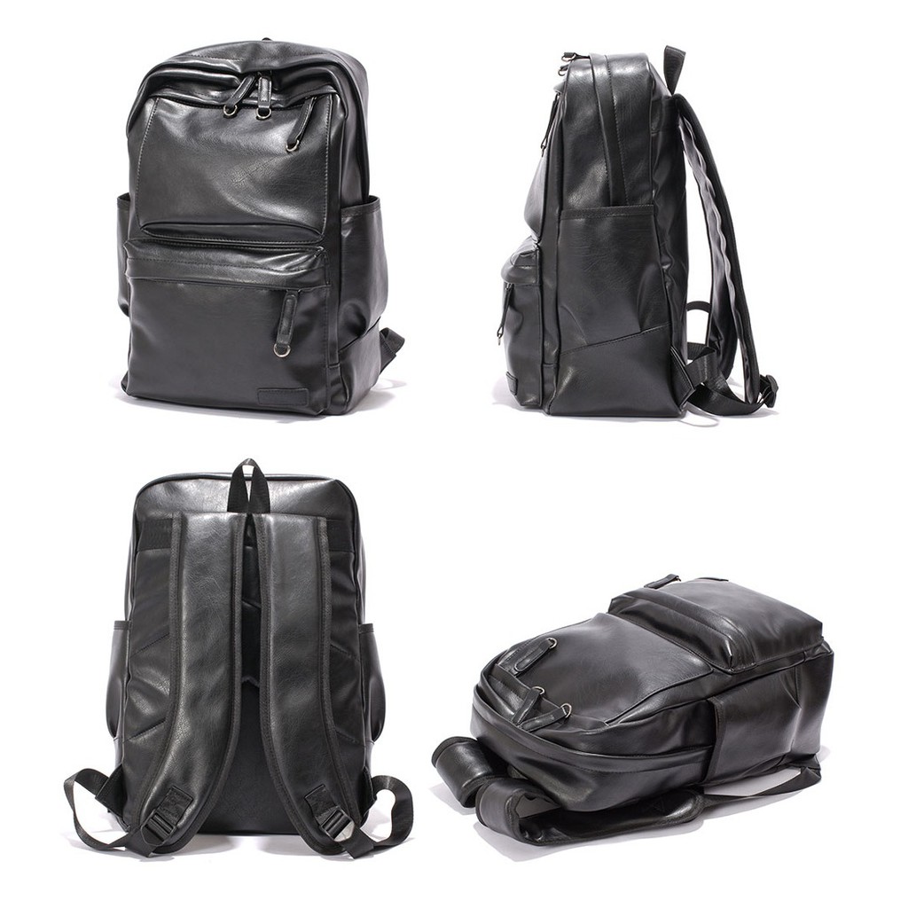 Backpack Import! COD Tas Ransel Kulit Pria Tas Punggung Tas Sekolah Tas laptop Tas Kerja Tas Kuliah Pria Wanita