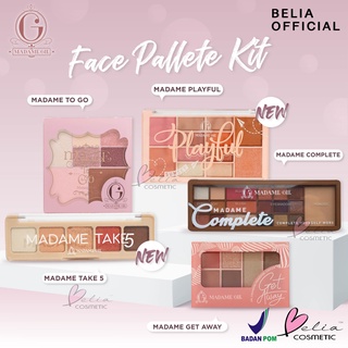 Image of ❤ BELIA ❤ MADAME GIE To Go | GET AWAY Make Up Kit | Complete | Face Pallete | Take5 Palet wajah Madamegie getaway