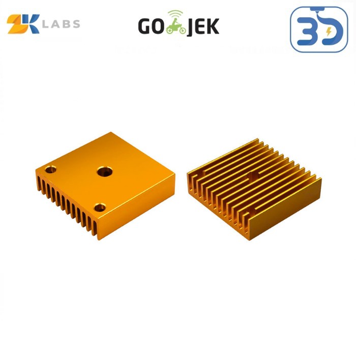 Reprap 3D Printer MK8 Extruder Heatsink Alumunium