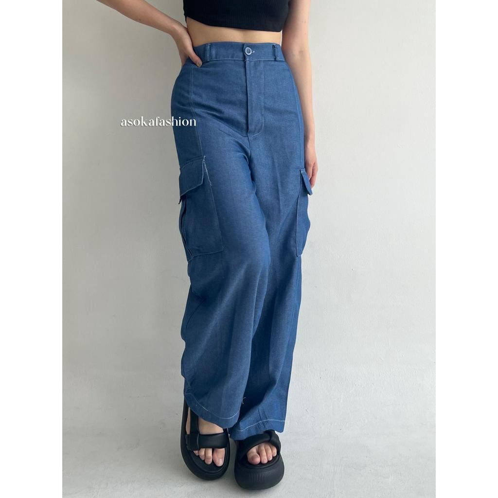 ASOKA Raiden Cargo 2184 - Premium Highwaist Cargo - Loose Pants