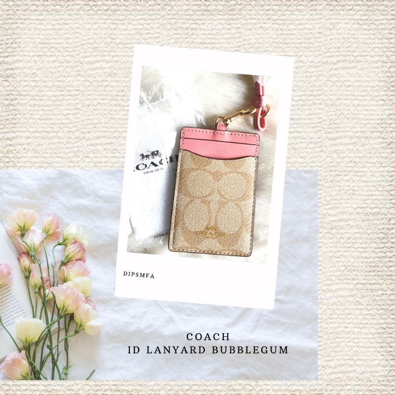 

Coach ID Lanyard Bubble Gum Pink