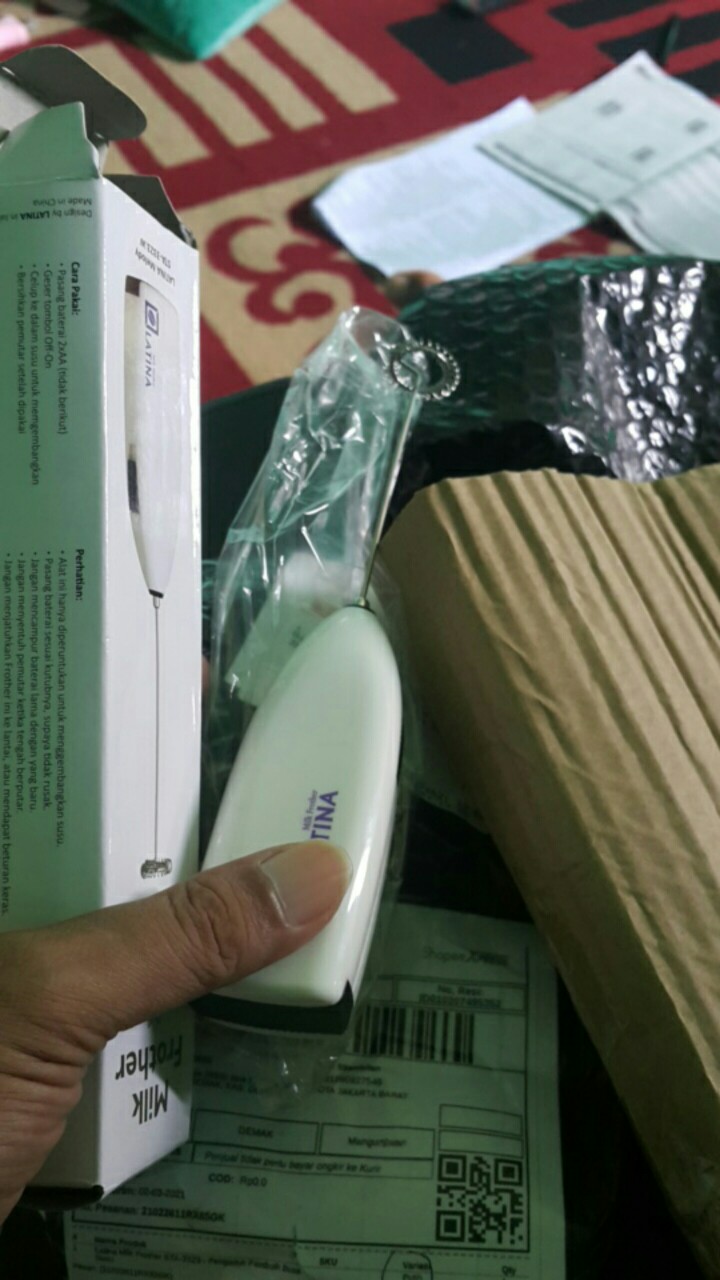 Latina Milk Frother Sta-3323  - Pengaduk Pembuih Busa Susu