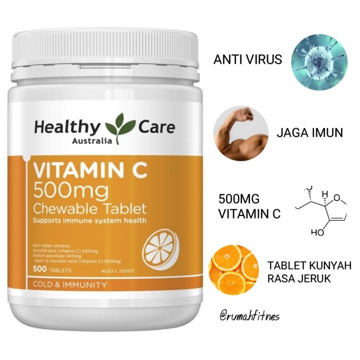 ASLI HEALTHY CARE VITAMIN C - VITAMIN C 500MG ECER