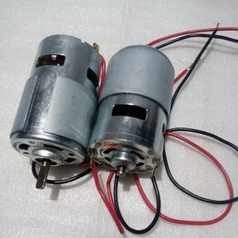 Motor DC 775 12V-24V High Torsi Speed Dinamo Mesin Power Tools DIY