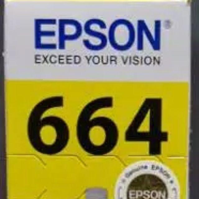 TINTA EPSON 664 SERIES L100/L110/L120/L200/L220/L300,L310,L350,L355,L360,L365,L380,L385,L405,L1300-Yellow