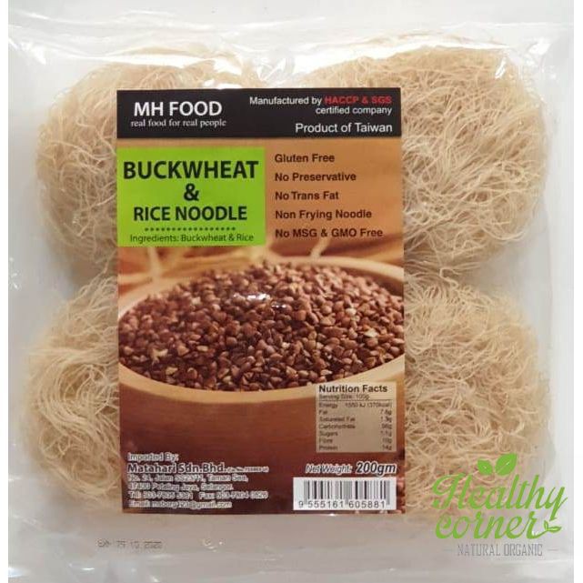 

Rice Noodle Buckwheat ( Bihun Beras ) Healthy Gluten Free Mie 200 gr - MH Food
