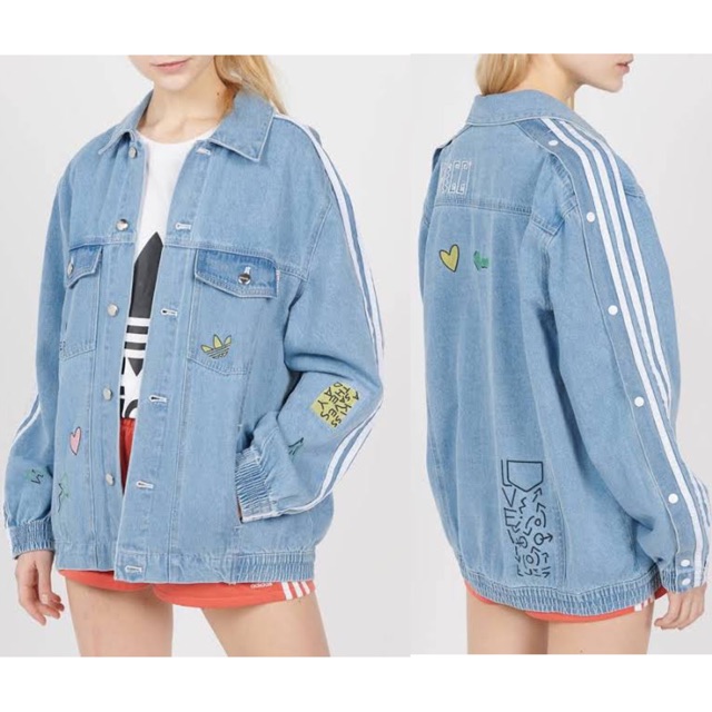Adds X Fiorucci Oversized Jacket in Light Denim