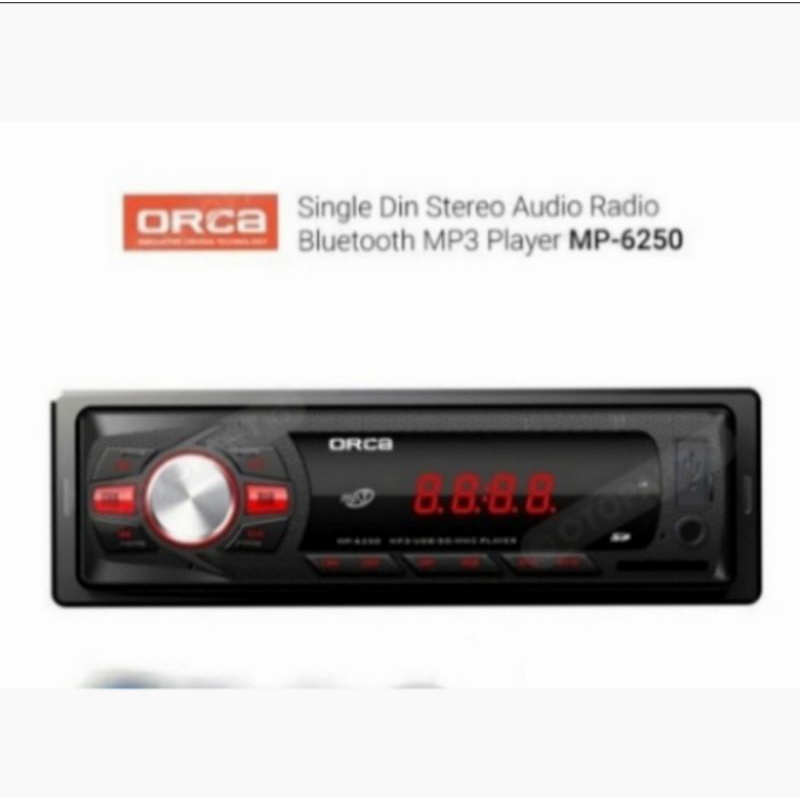 TAPE MOBIL HEAD UNIT SINGLE DIN ORCA MP-6250