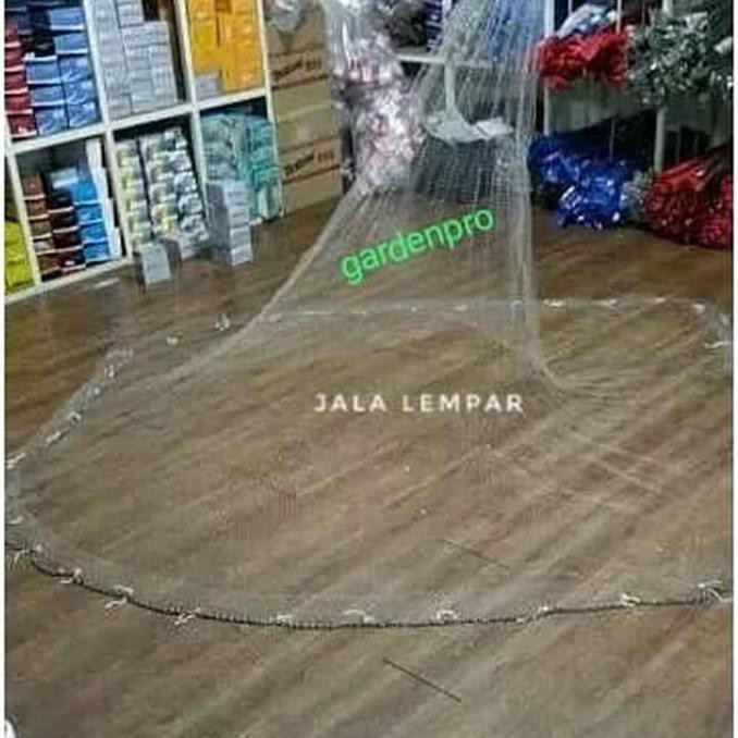 Terlaris Jala Ikan Bahan Senar Siap Pakai / Jala Lempar Panjang 2,1 Meter