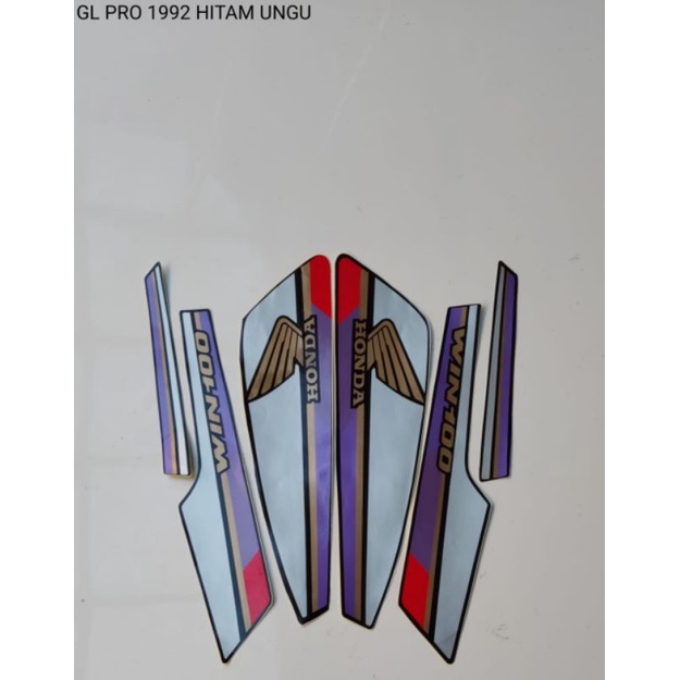 STRIPING GL PRO 1992 HITAM UNGU
