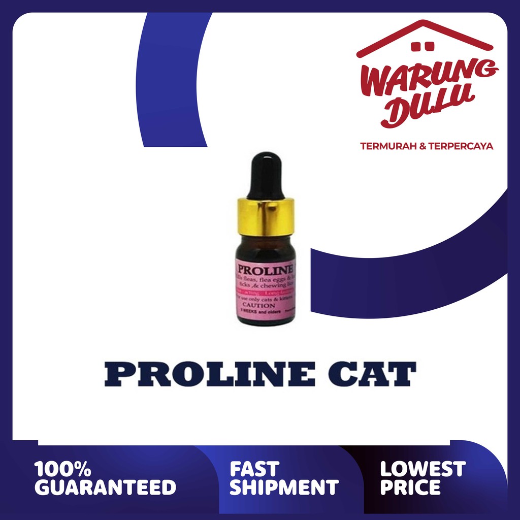 PROLINE Plus Cat 2.5 ml - Membasmi Kutu Kucing Flea Tick Kucing