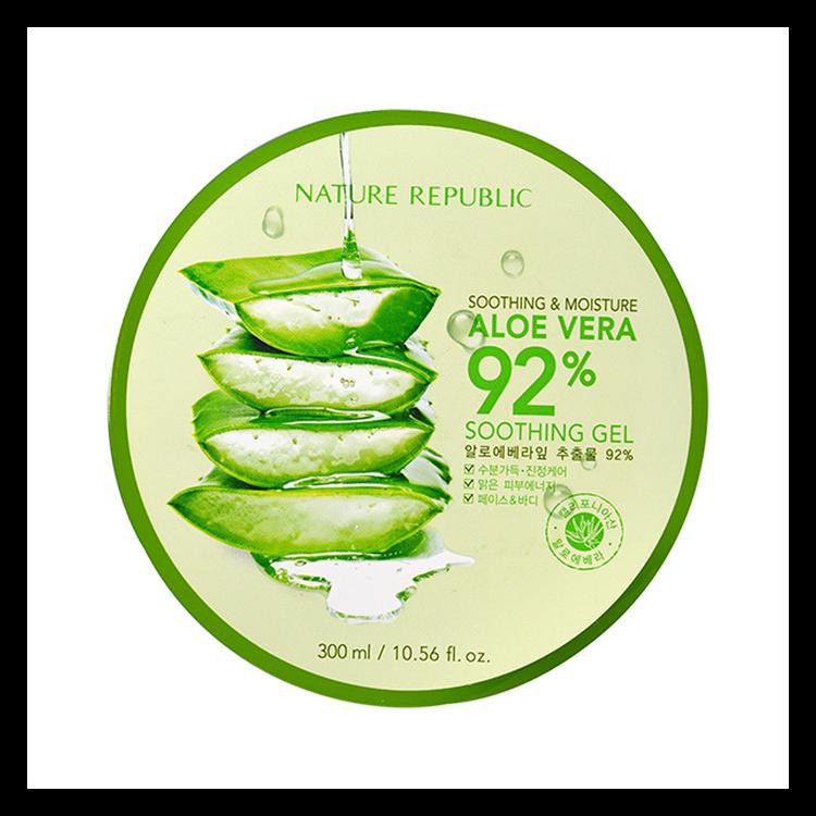 COD NATURE REPUBLIC ALOE VERA 92% SOOTHING GEL 300ML KODE 1211