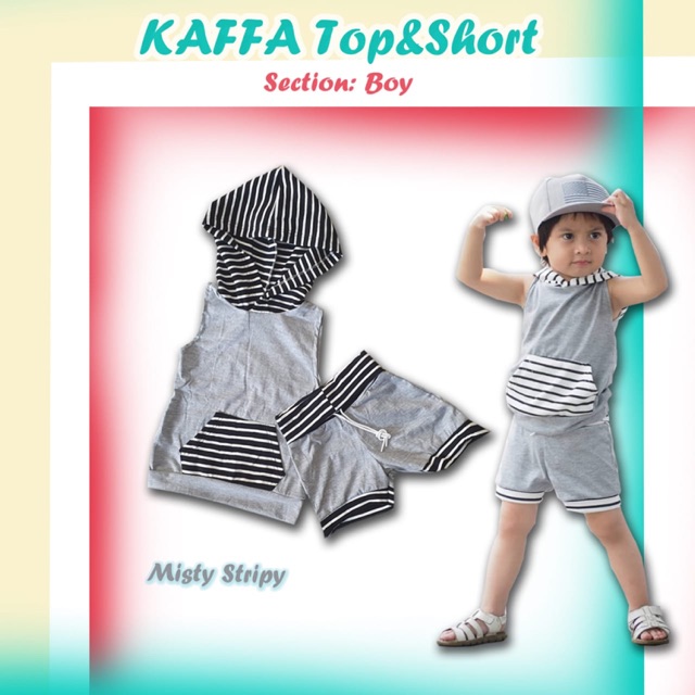 KAFFA TOP & SHORT Section Boys
