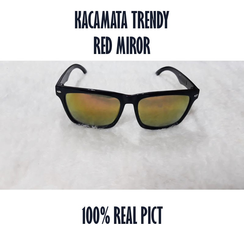 BESTSELLER!! Kacamata Gaya /Kacamata Keren / Red Miror / nastushaa