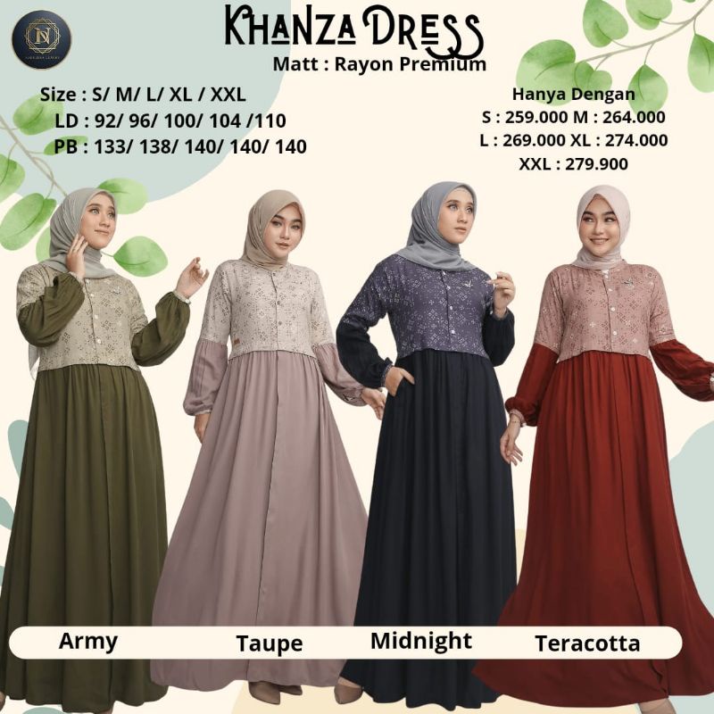 KHANZA DRESS ✔️ BY NADHEERA LUXURY