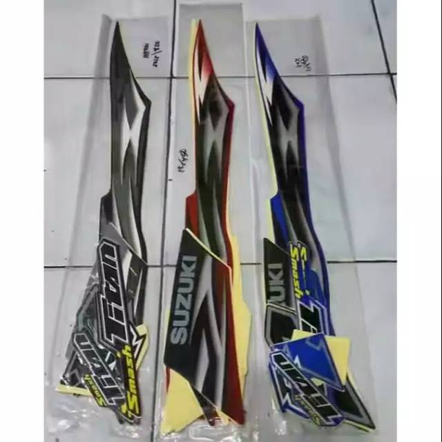 Striping sticker standar suzuki smash titan 2010