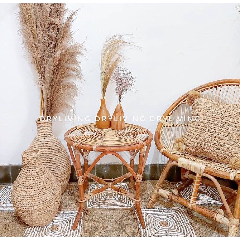 ROUND RATTAN TABLE