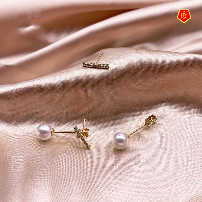 [Ready Stock]Soft-Looking Pearl Earrings for Women