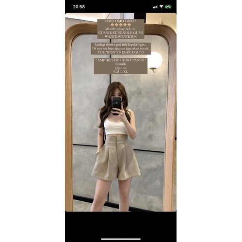 goulding empire HW short pants Nude