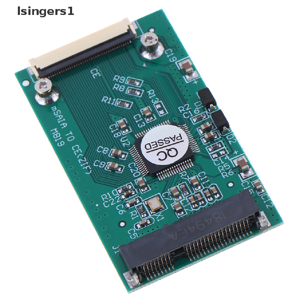 (lsingers1) Kabel Adapter Converter Mini mSATA PCI-E SSD Ke 40Pin ZIF Card CE 1.8 &quot;