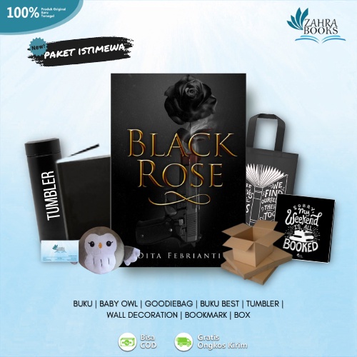 HT - NOVEL BLACK ROSE