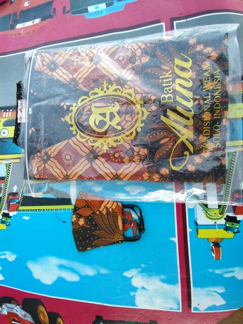 Batik Aluna Lengan Panjang Pria Solo Cowok Slimfit Terbaru Original Premium