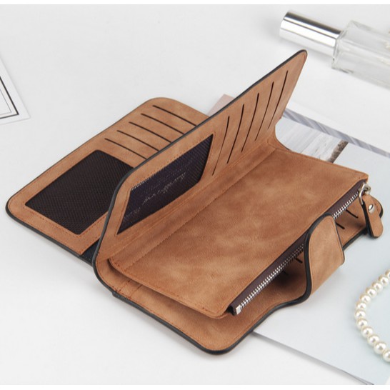 DW07 Dompet Wanita Kulit Sintetis Import Branded Wallet Kado Ultah Pacar-5
