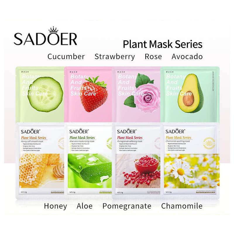 SADOER Plant Extracts Fruit Essence Sheet Mask 25g