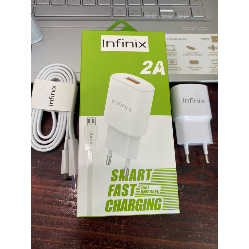 Charger Infinix Hot 9 | Infinix Hot 10 XCU32 Micro USB Original 100% 2A USB Charger Android Infinix Smart 4 / Smart 5 / S4 / S5 Pro - Infinix Hot 4 Pro - Infinix Note 4 Pro / Note 5  - Infinix Note 6 / Note 7 / Note 7 Lite - Infinix Hot 6X - Infinix Hot 7