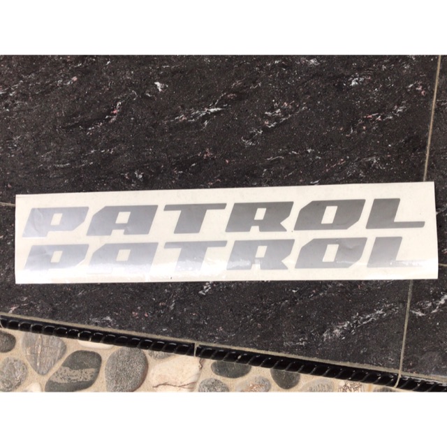 

Stiker decal patrol mtb
