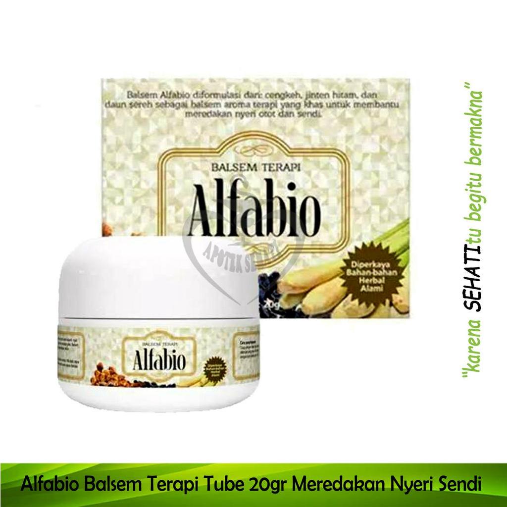 Alfabio Balsem Aromatherapy 20 Gram Balsem Pijat Urut Meredakan Nyeri Otot