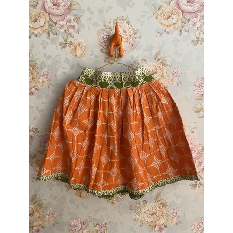 Rok batik tutu orange