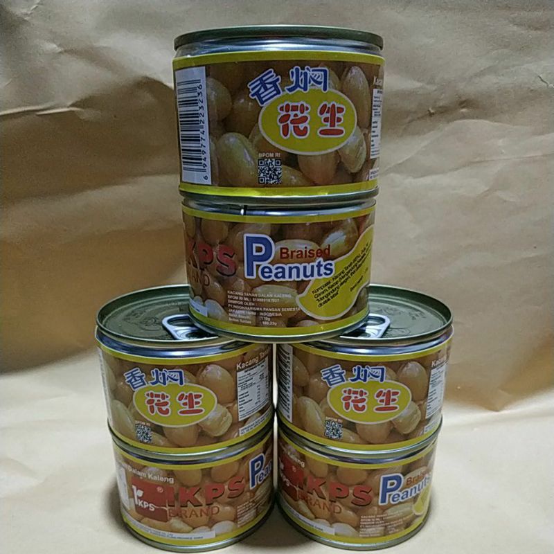 Kacang Tanah dalam kaleng/ braised peanut IKPS brand