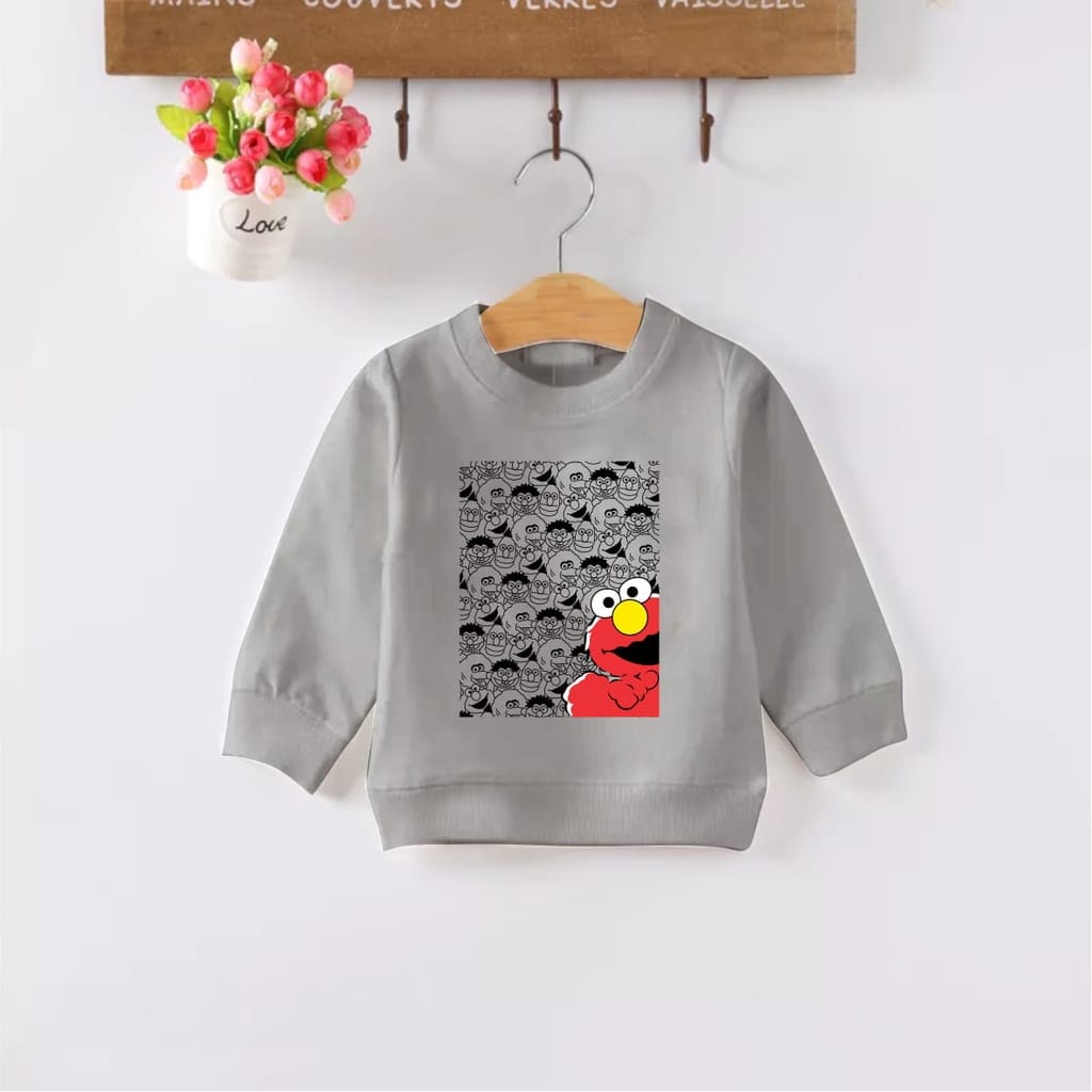 Promo Baju anak perempuan ELMO | Sweater Fleece Anak cewe 1 - 6 Tahun