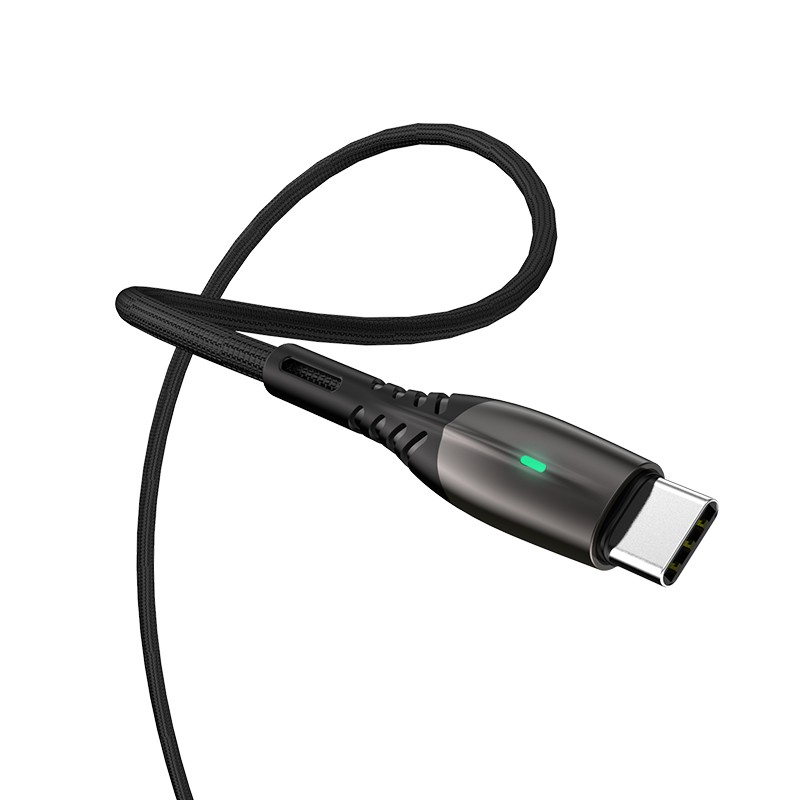 Charger USB Kabel Type-C 5A Huawei SuperCharge RTC-P01C Hitam 100CM RECCI