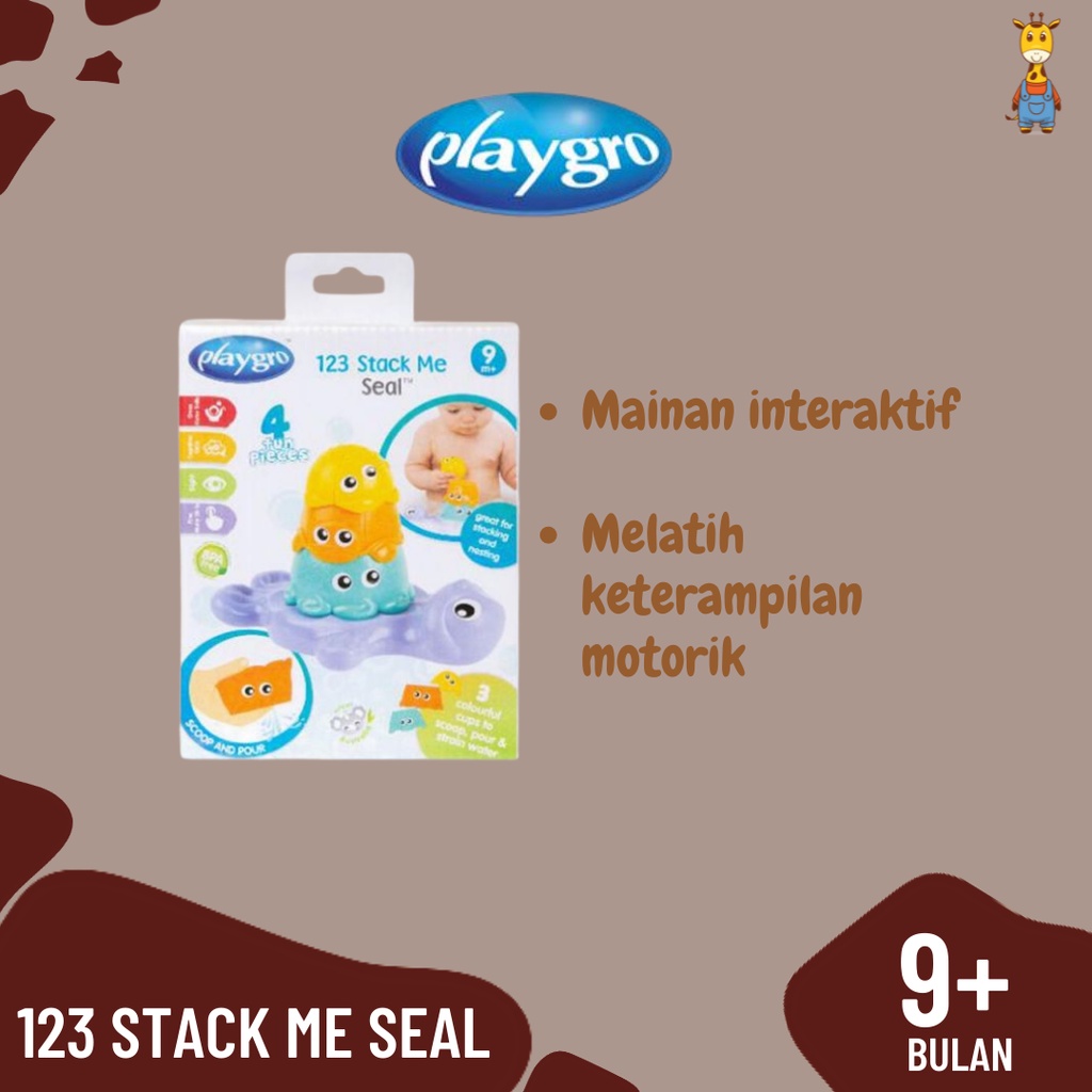 Playgro 123 Stack Me Seal