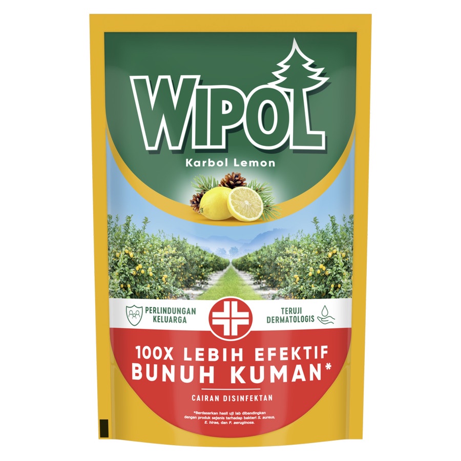 KARBOL WIPOL LEMON 750ML CAIRAN PEMBERSIH LANTAI DISINFEKTAN PEMBASMI KUMAN